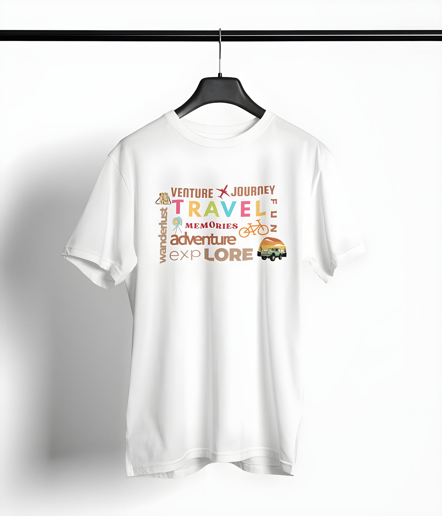 Travel Collage - Boyfriend T-shirt