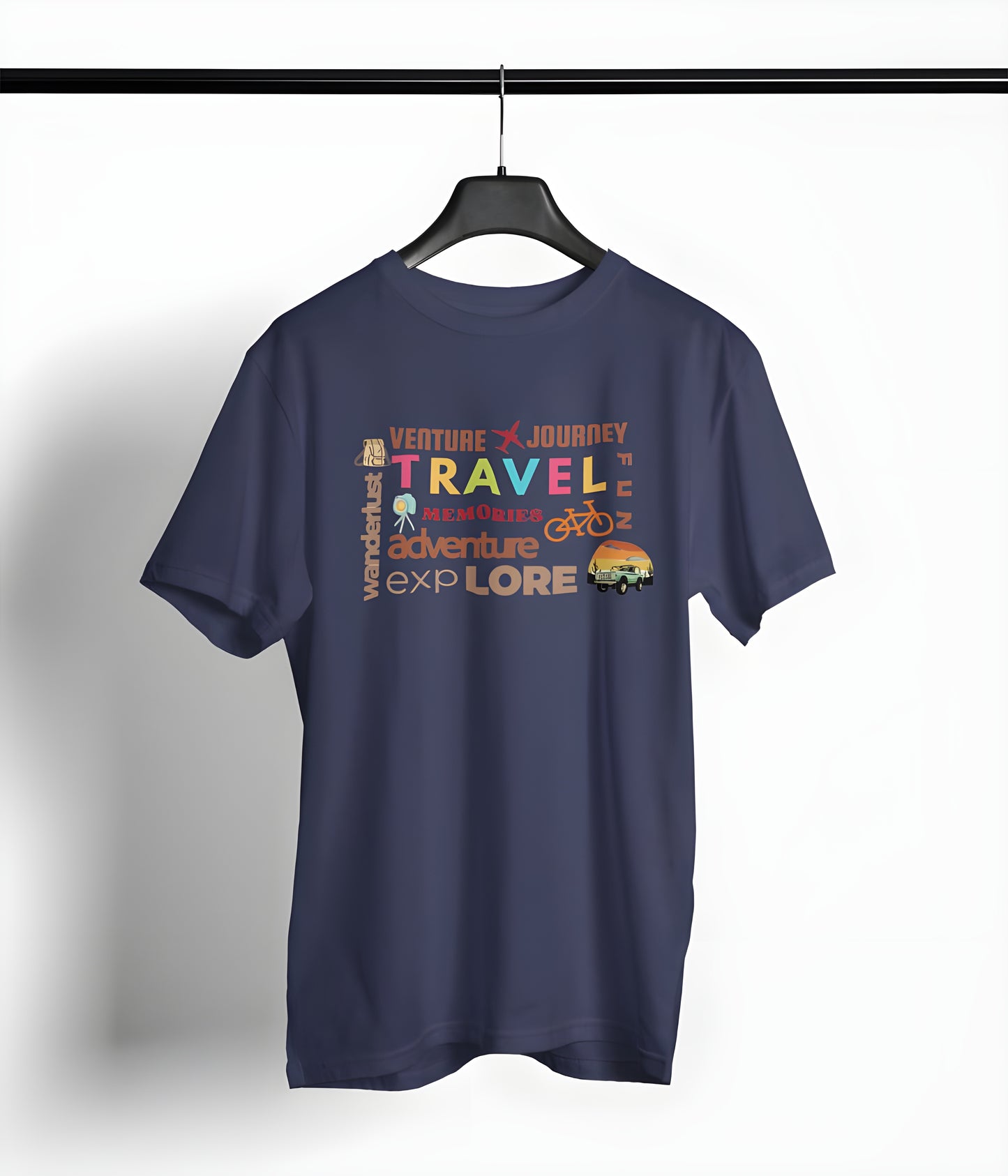 Travel Collage - Boyfriend T-shirt