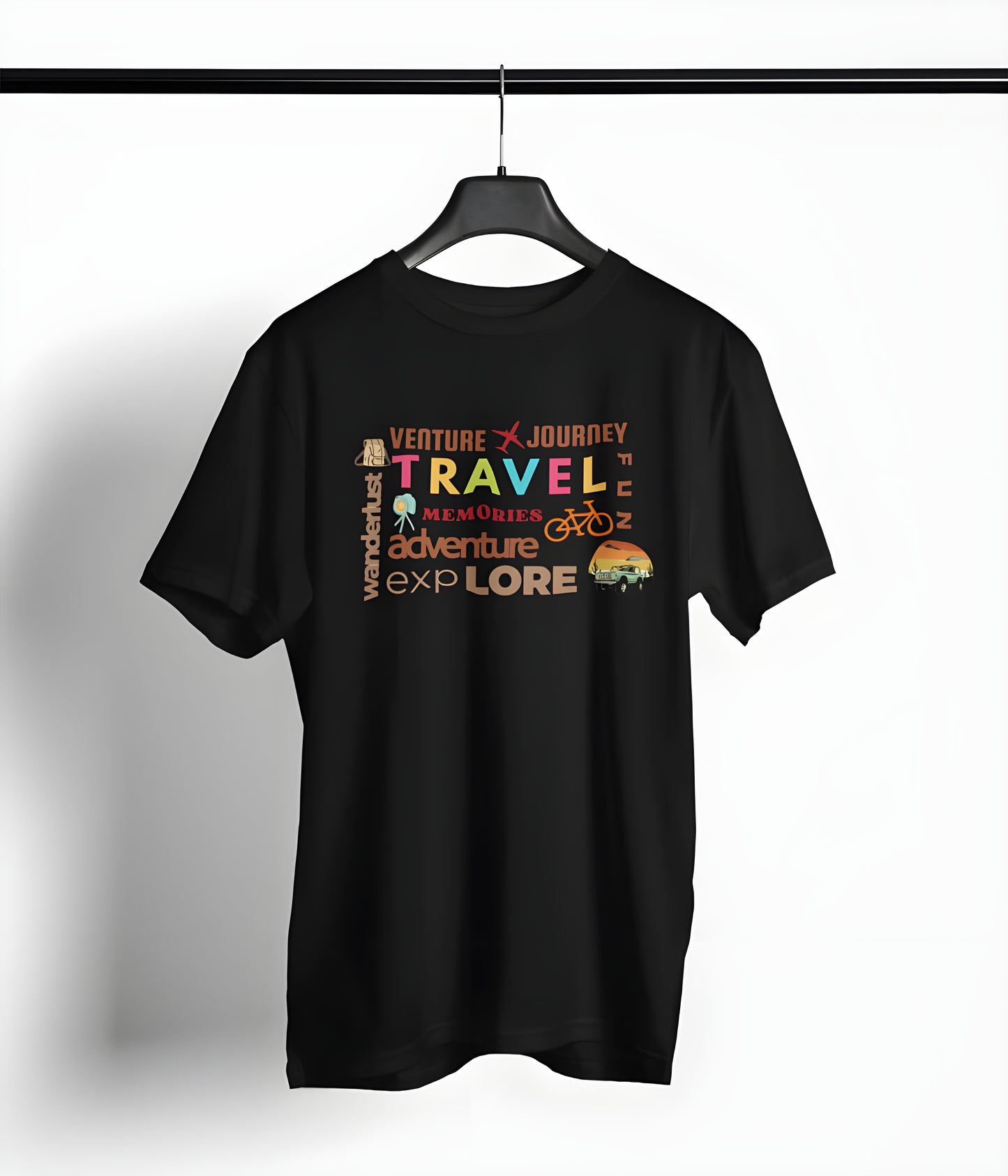 Travel Collage - Boyfriend T-shirt