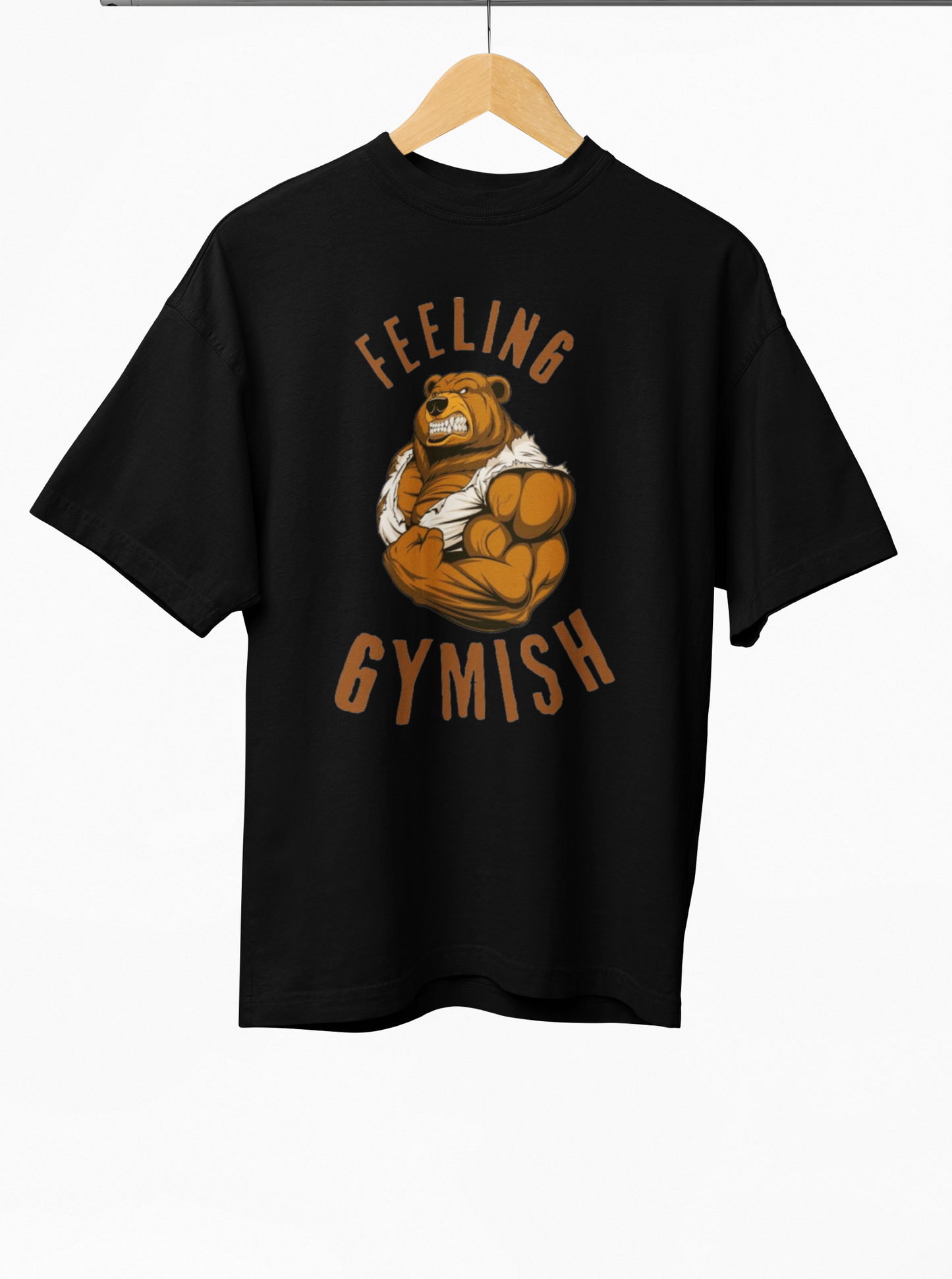 Feeling Gymish - Men Oversized T-shirt