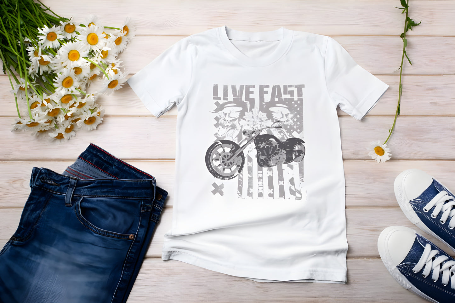 Bike design - Boyfriend T-shirt