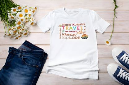 Travel Collage - Boyfriend T-shirt