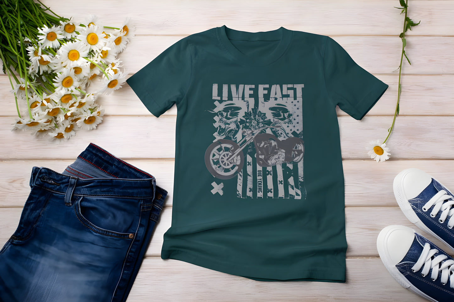 Bike design - Boyfriend T-shirt