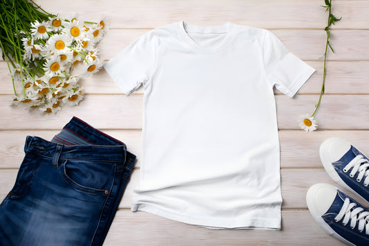 Boyfriend T-shirt Solid White