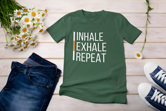 Inhale Exhale Repeat - Boyfriend T-shirt
