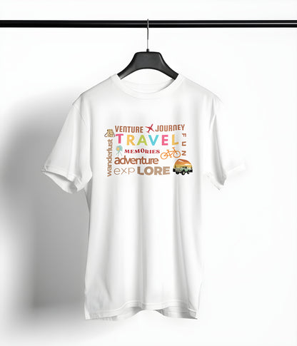 Travel Collage - Boyfriend T-shirt