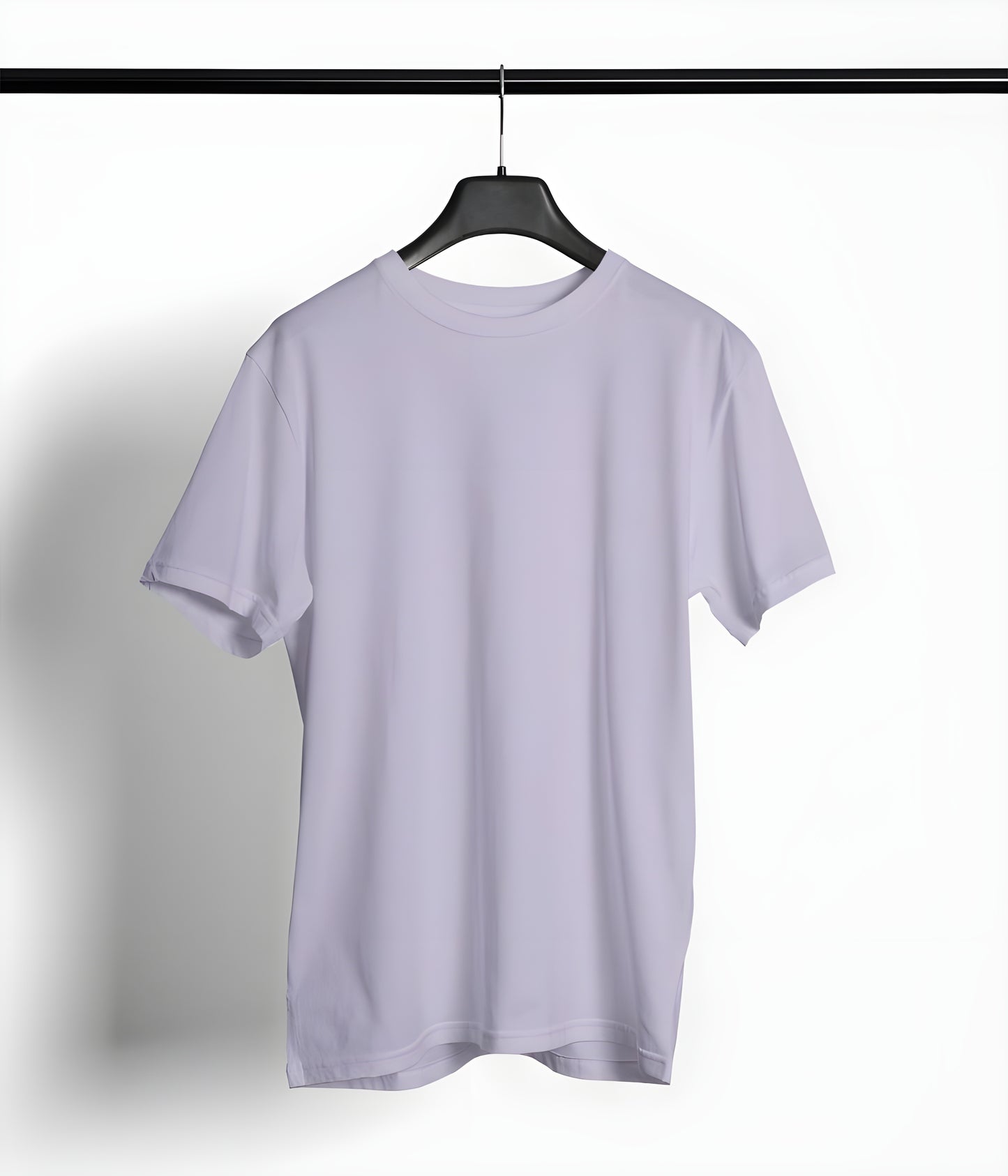 Boyfriend T-shirt Solid Lavender