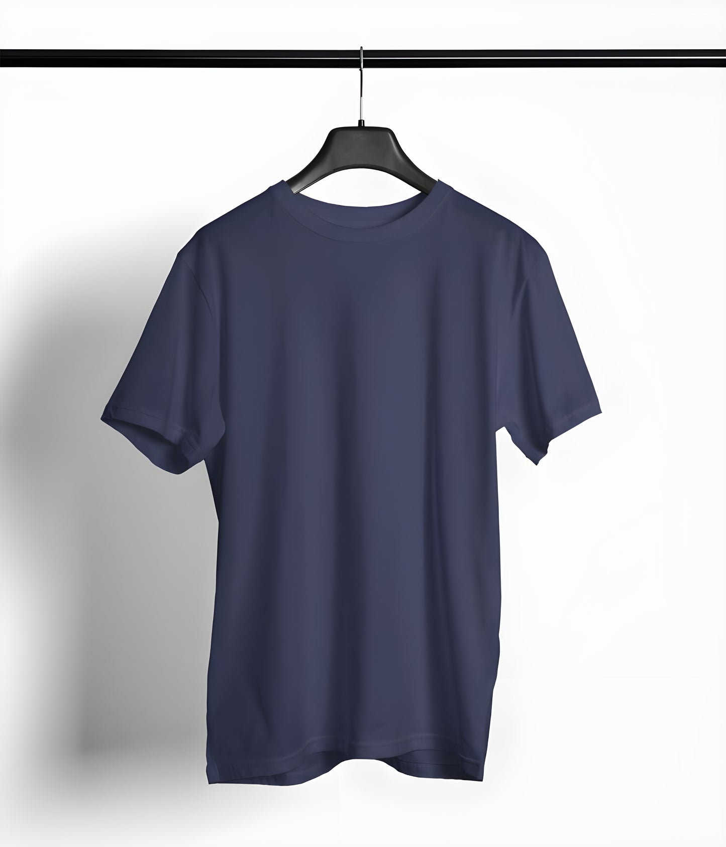 Boyfriend T-shirt Solid Navy Blue